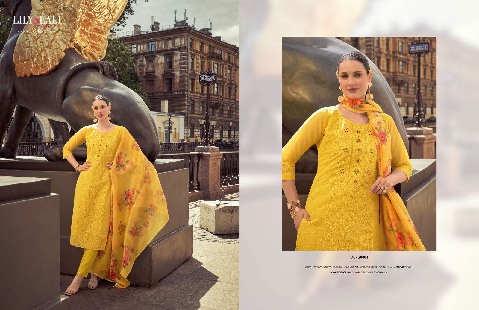Organza Chikankari Vol 2 By Lily And Lali Organza Designer Readymade Suits Wholesale Shop in Surat